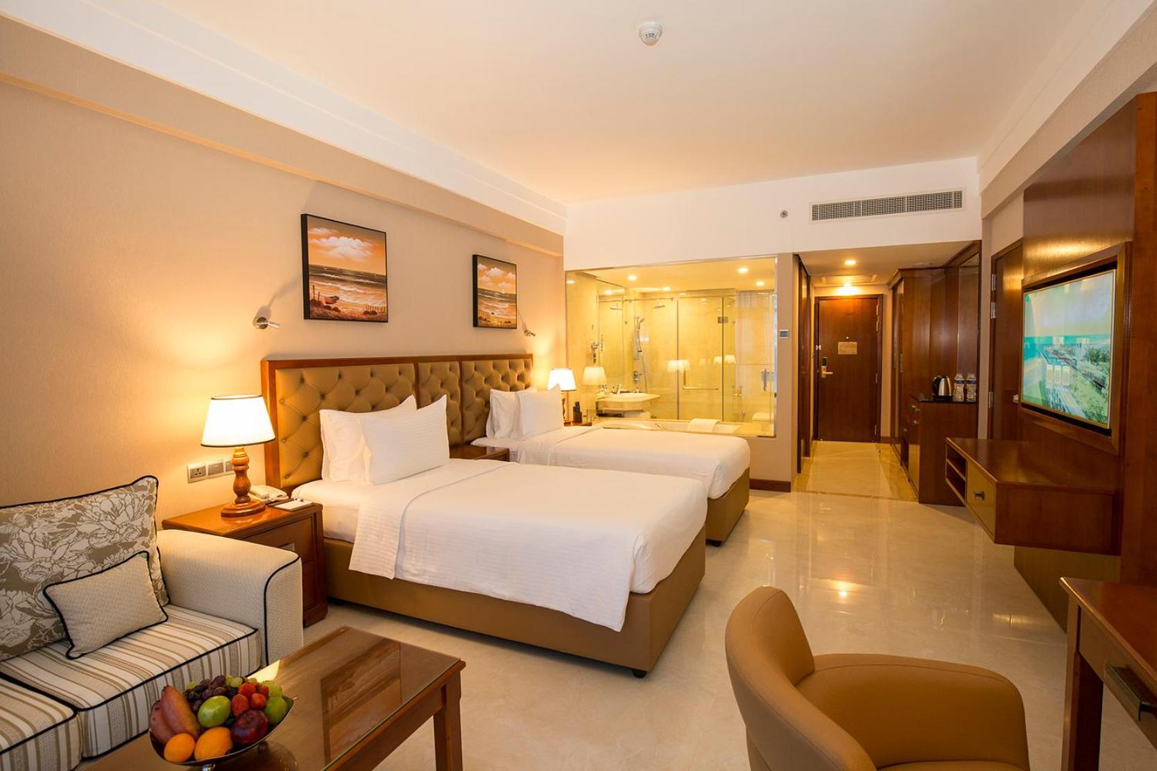 Quarto Deluxe com 2 Camas de Solteiro, Passeio pela Cidade de Cortesia e Acesso ao Beach Lounge