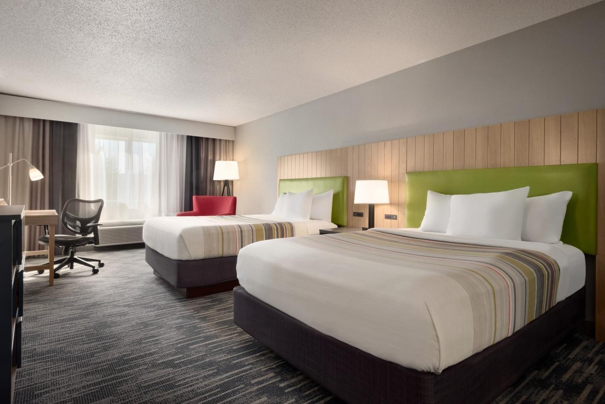 Extended Stay Queen Room with Two Queen Beds and Kitchenette - Non-Smoking