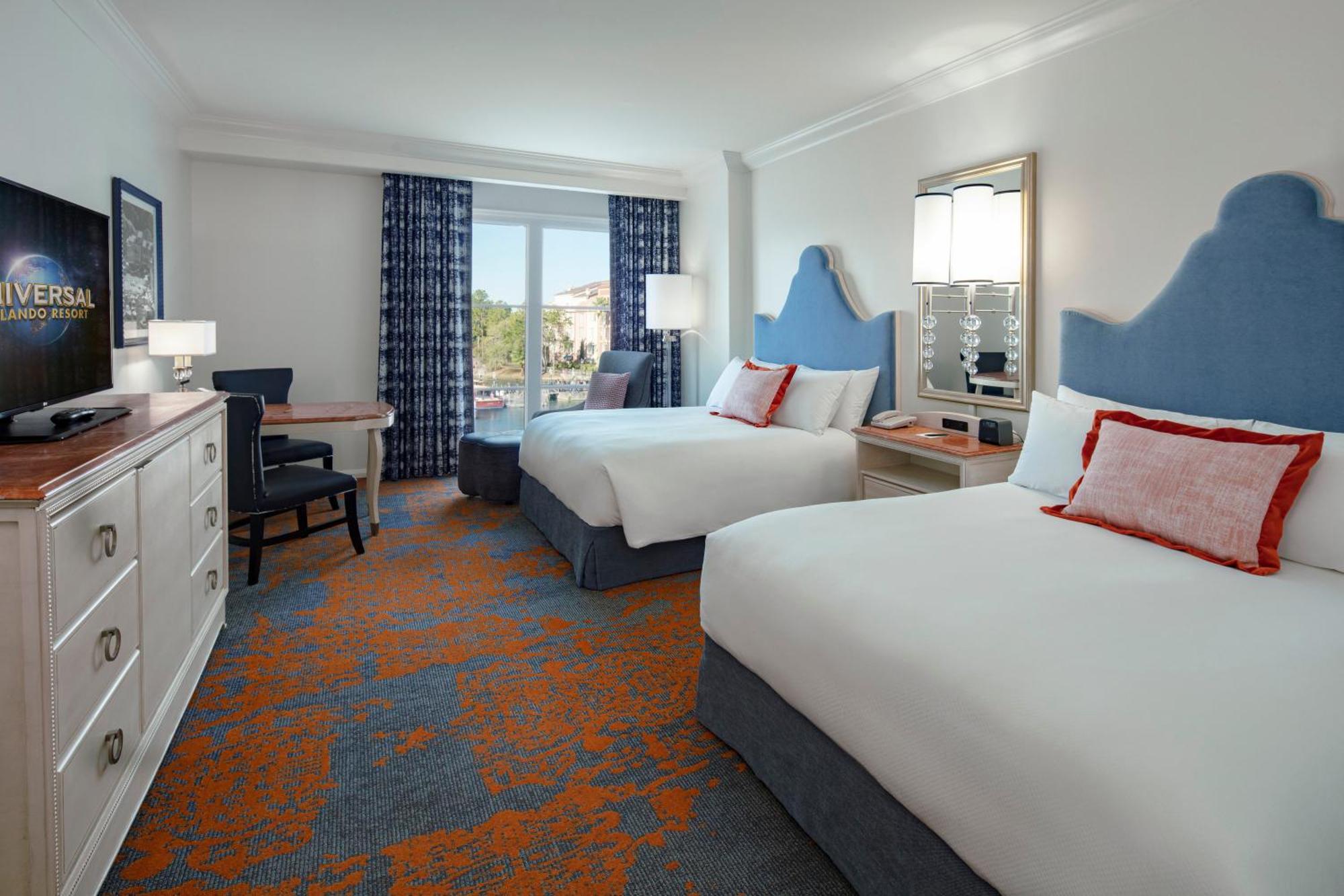 Quarto com Vista do Jardim - 2 Camas Queen-size (Inclui FREE^ Universal Express Unlimited)