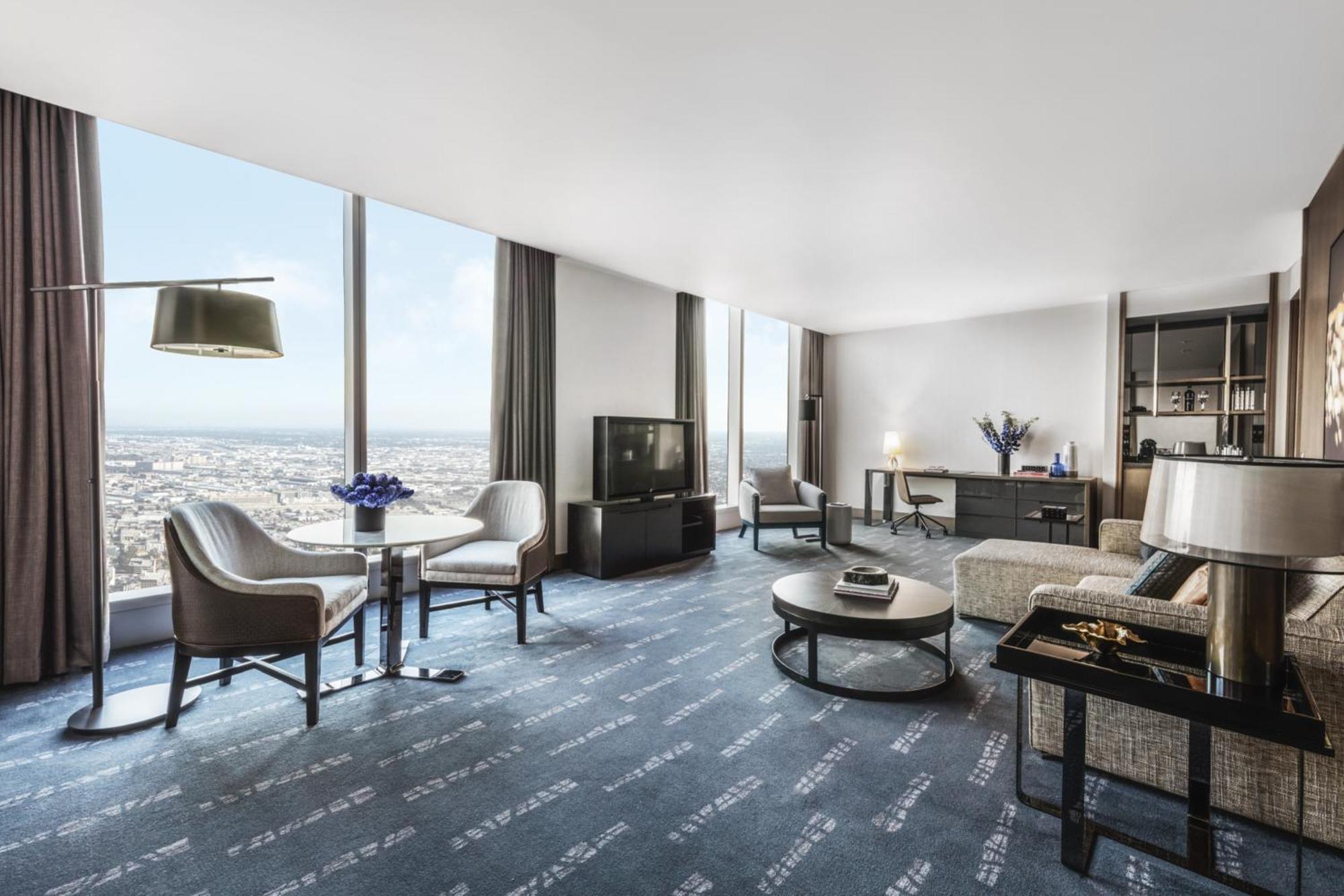 Suite mit 1 Schlafzimmer mit Stadtblick