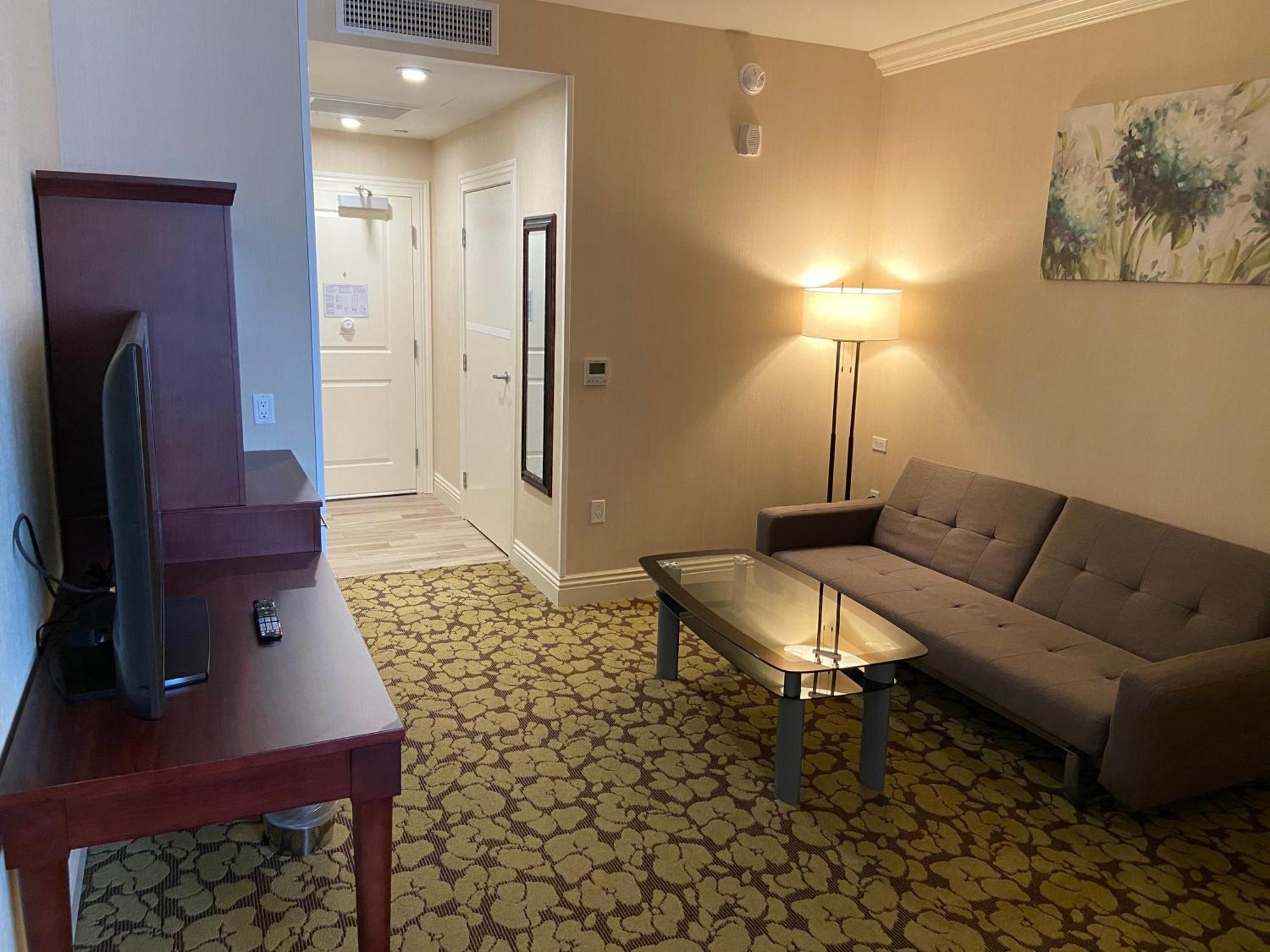 Premium Queen Room Living Area