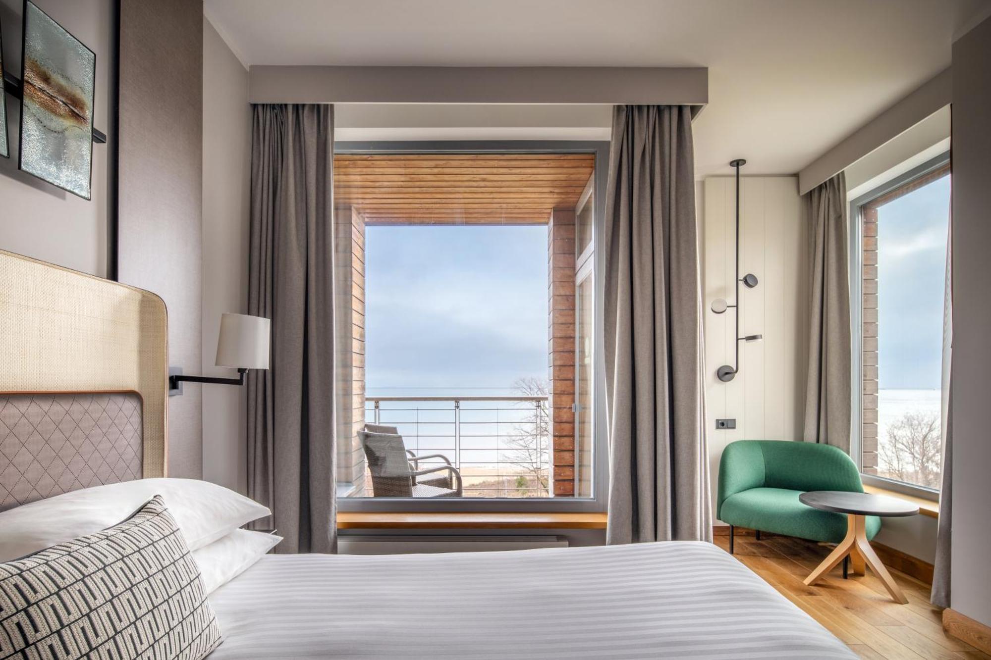 Habitación Superior con balcón y vistas al mar - 1 cama extragrande