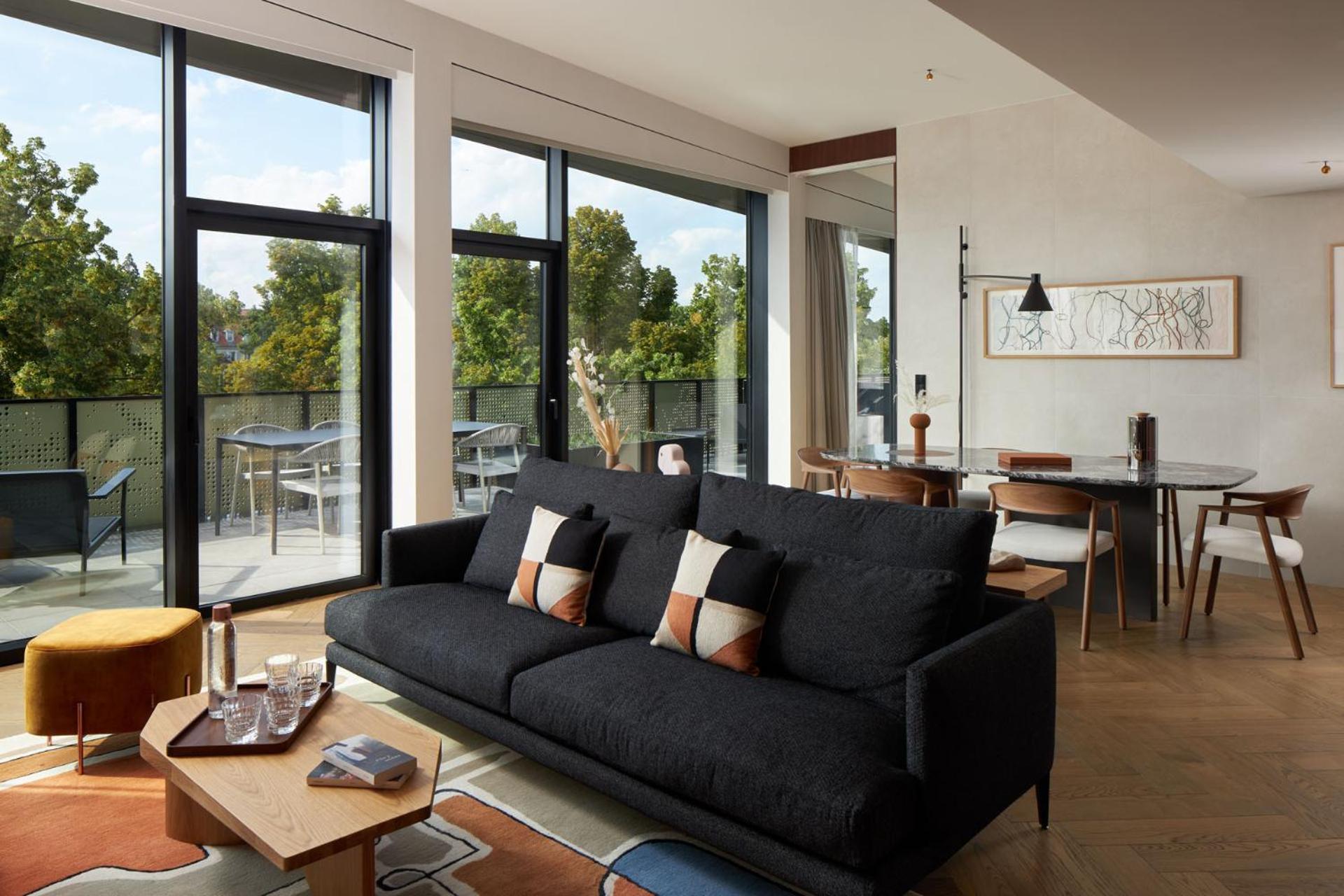 Executive Penthouse Suite mit 2 Schlafzimmern, Terrasse und Panoramablick