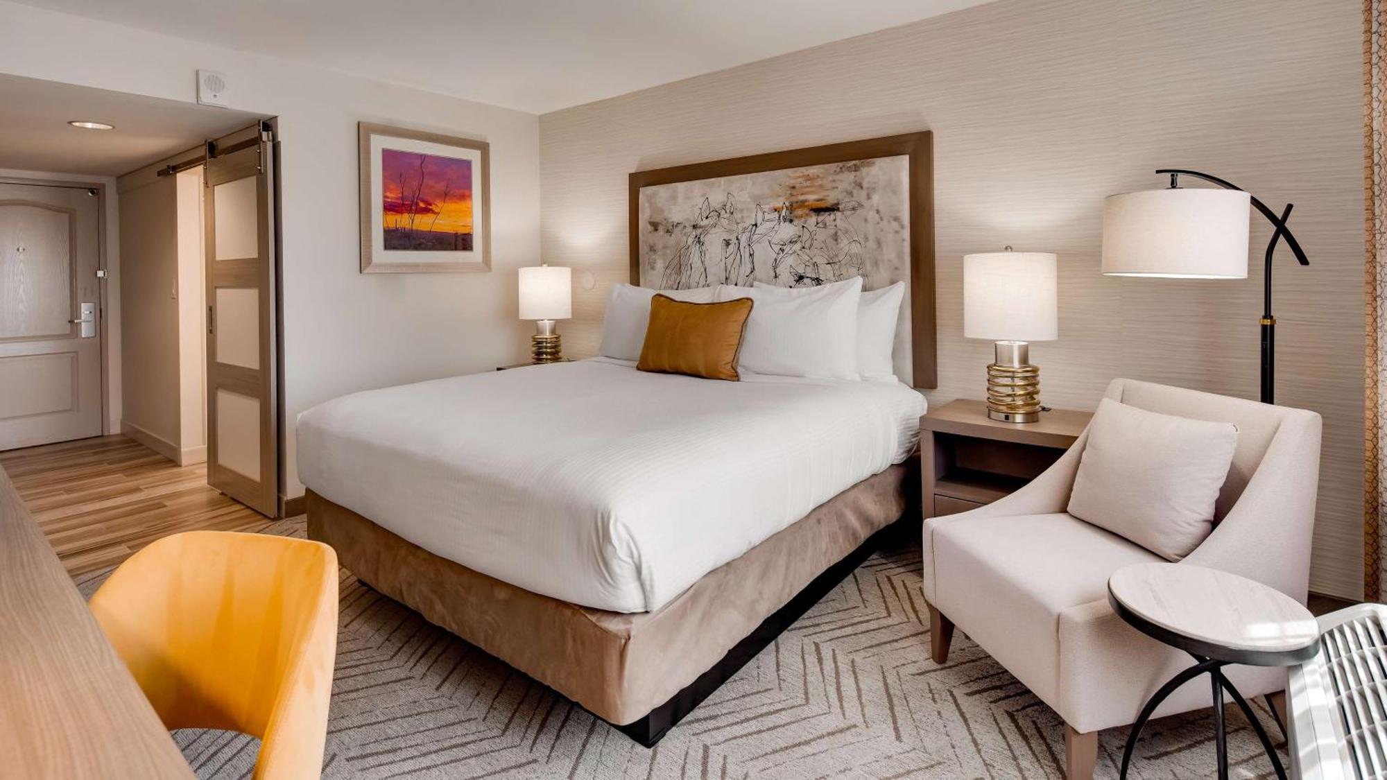 King Room with Mobility Accessible Roll-In Shower