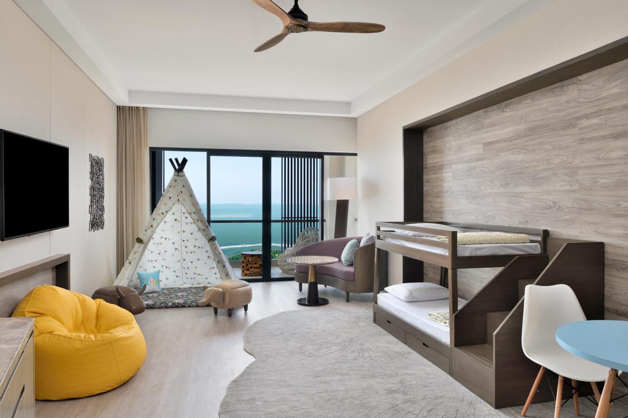 Family Room with Balcony and Mountain View | INR 1,500 wellness credit per day (non-cumulative), redeemable against Spa therapy or at Hakuna Matata (the gaming zone)