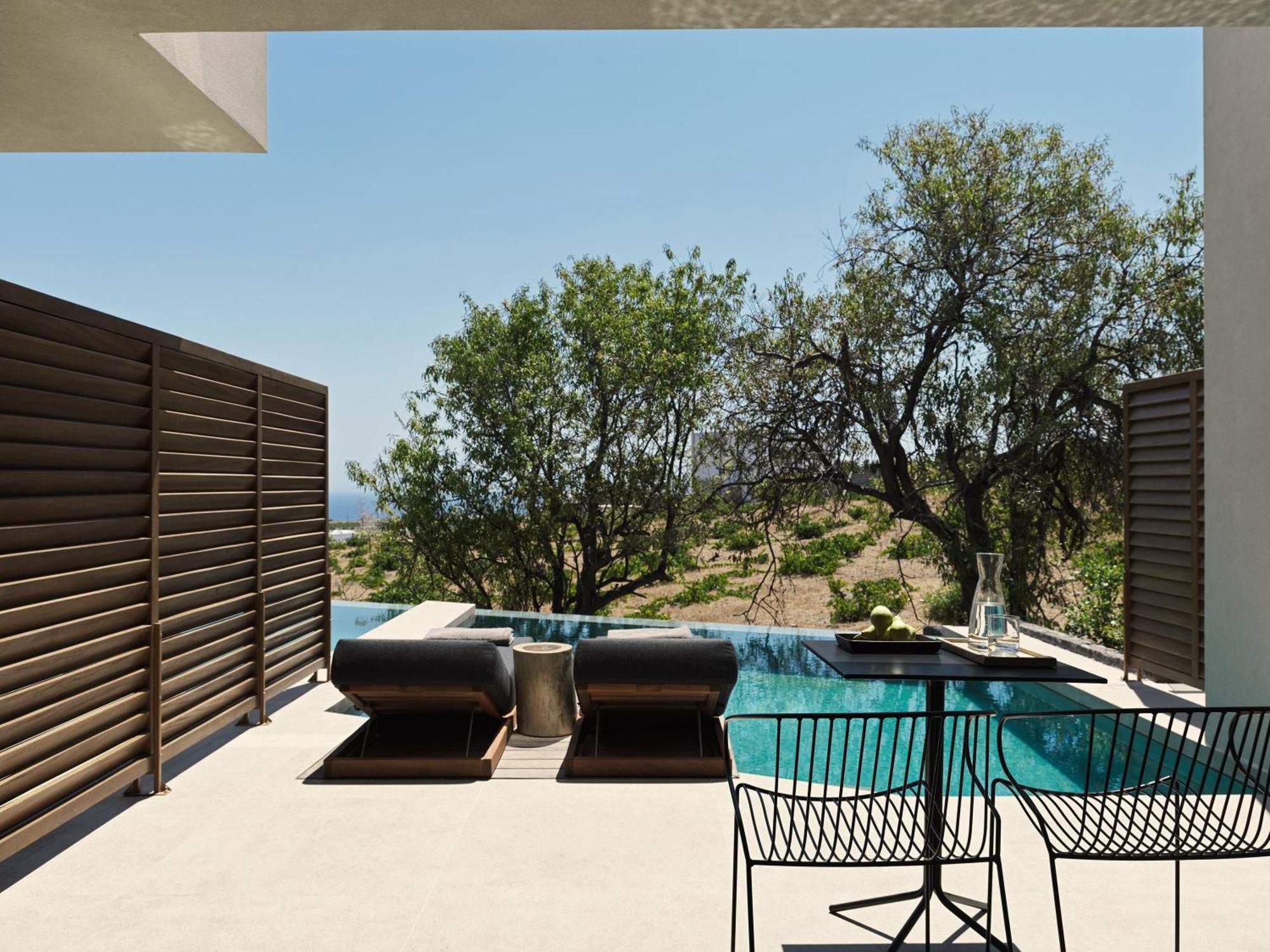 Junior Suite mit privatem Pool und Meerblick
