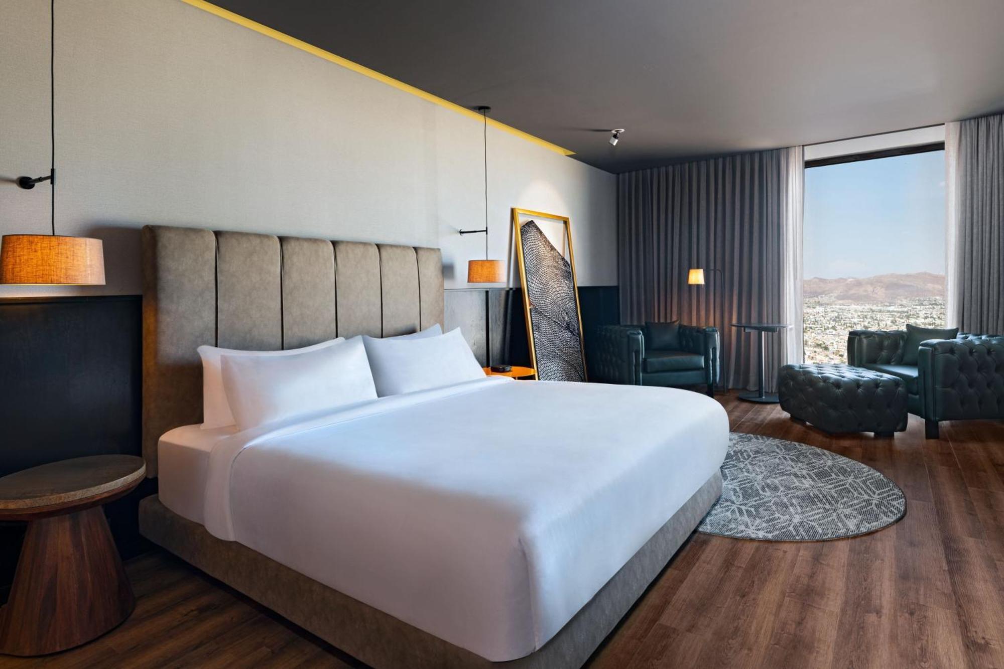 Habitación Doble Deluxe con cama extragrande y vistas a la ciudad