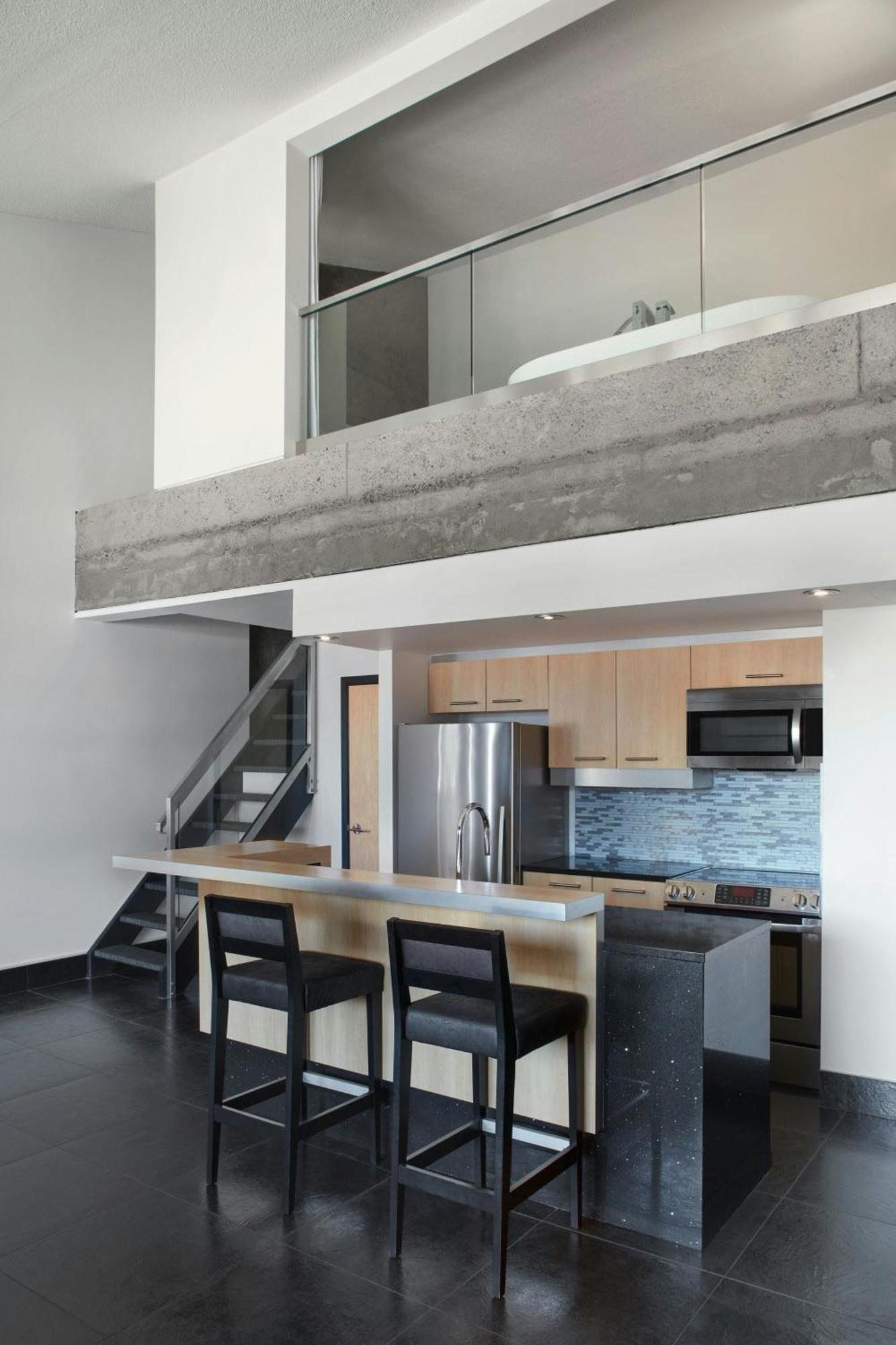 Two-Bedroom Penthouse Suite with One King Bed and Two Twin Beds with Sofa Bed