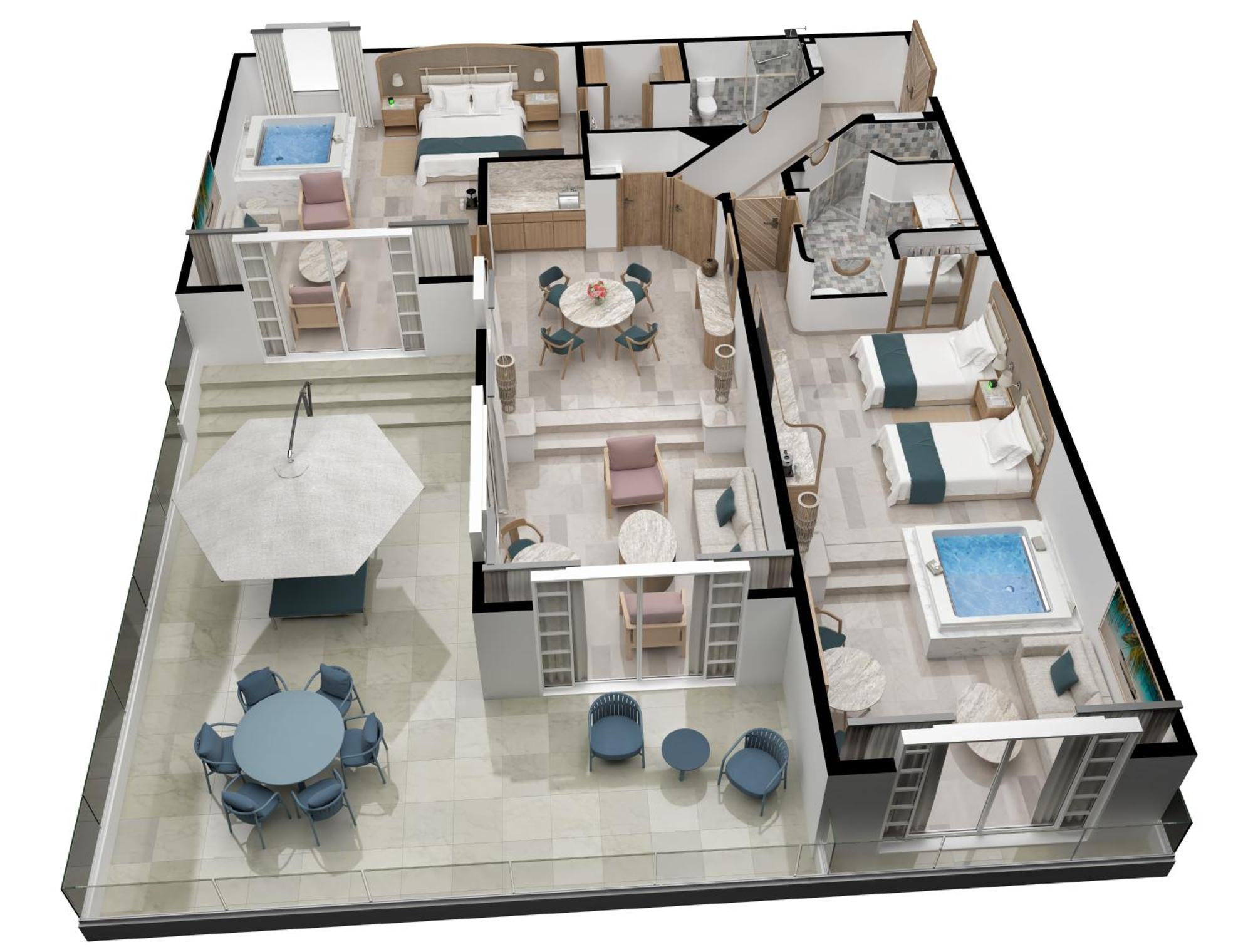 Two Bedroom Presidential Suite Ocean View Kids & Teens,1645652556:JPEG