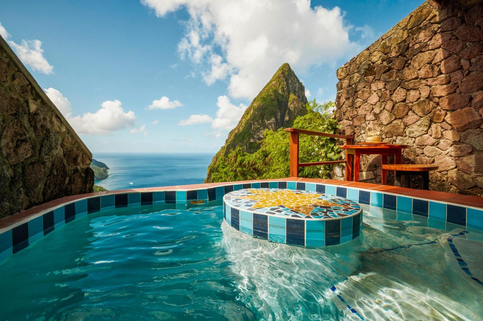 Gros Piton Suite plunge pool