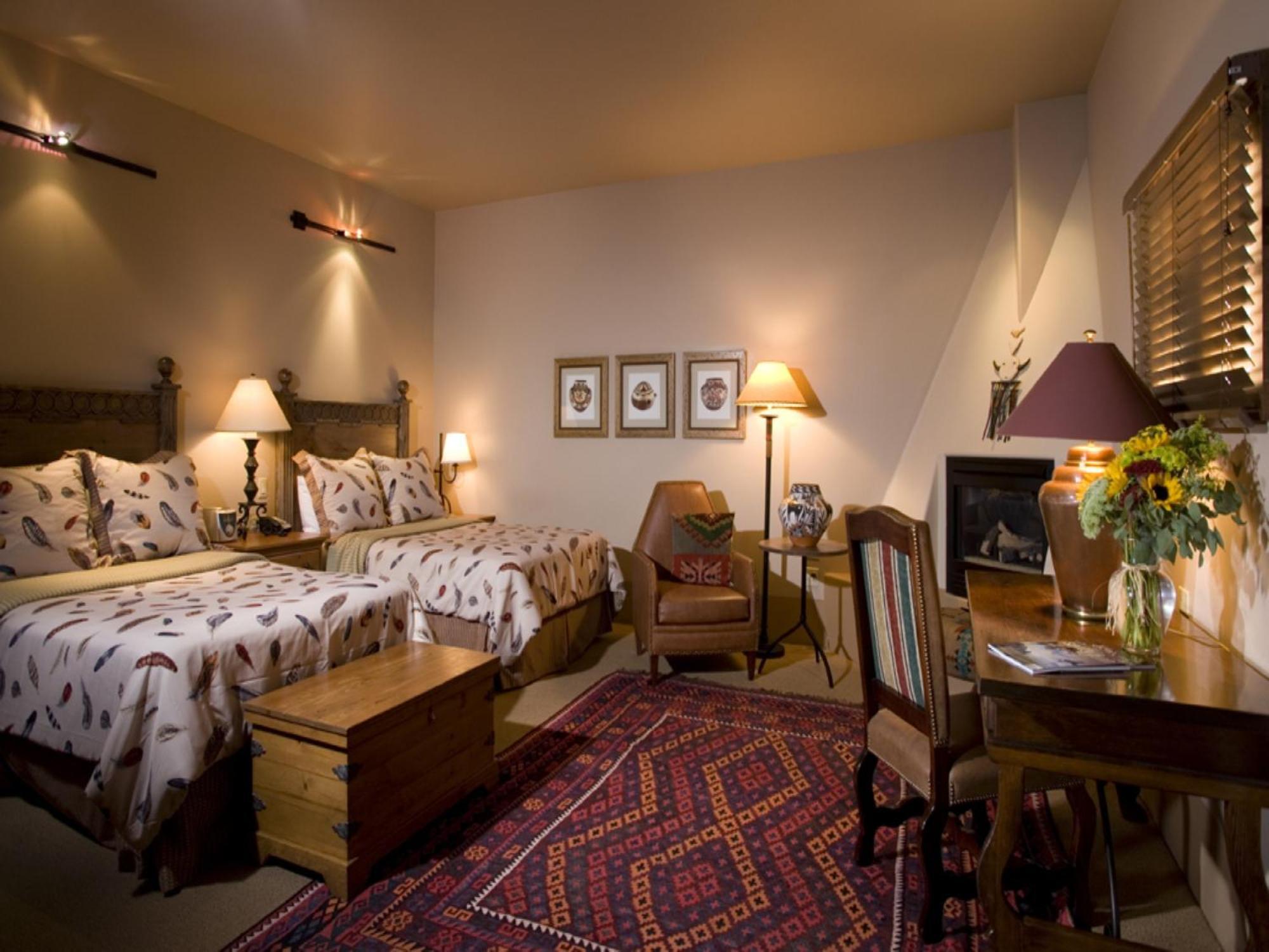 Habitación Doble Hacienda con chimenea