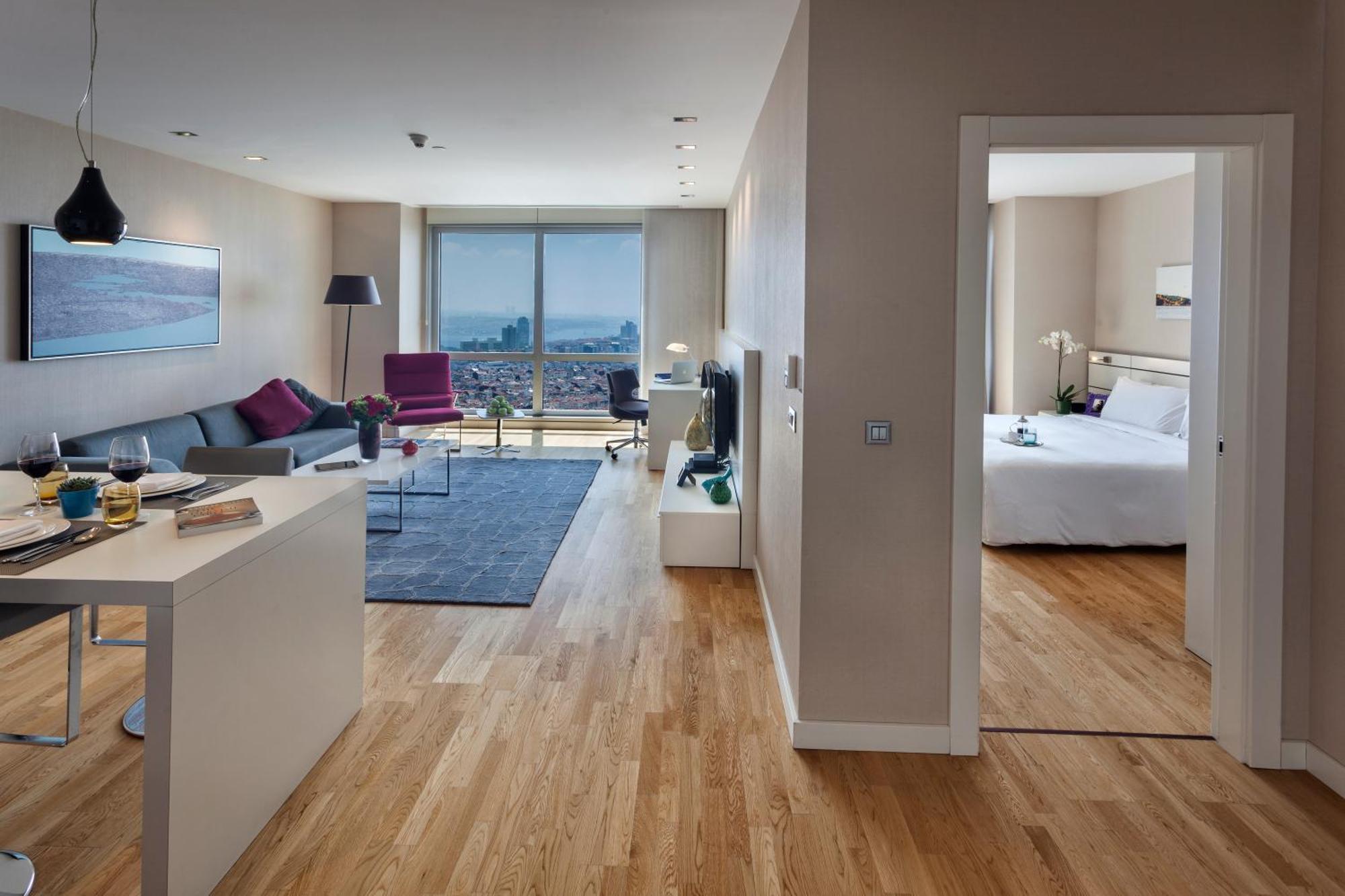 Deluxe Apartment mit 1 Schlafzimmer und Meerblick