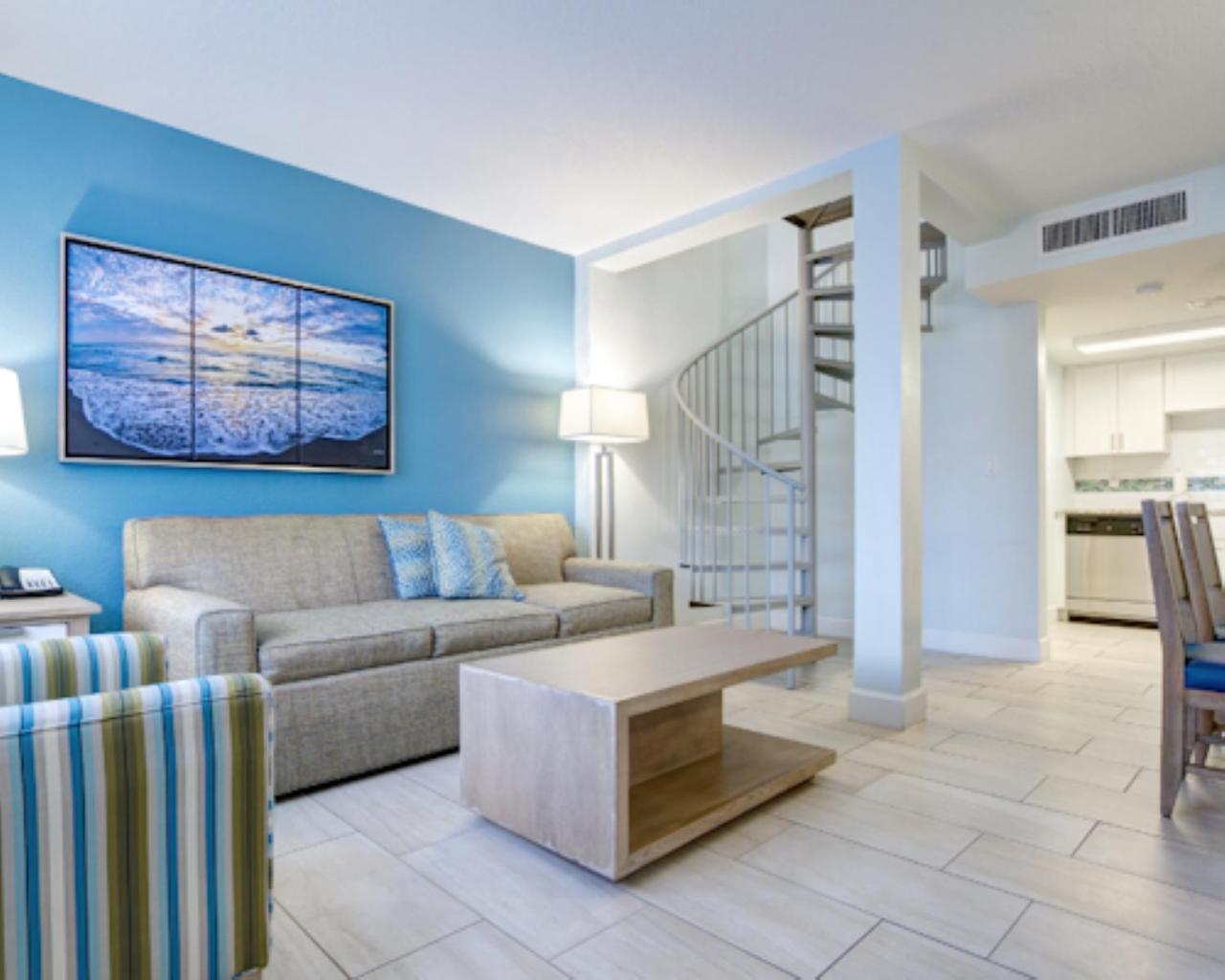 1 Bedroom - Street View with Spiral Staircase