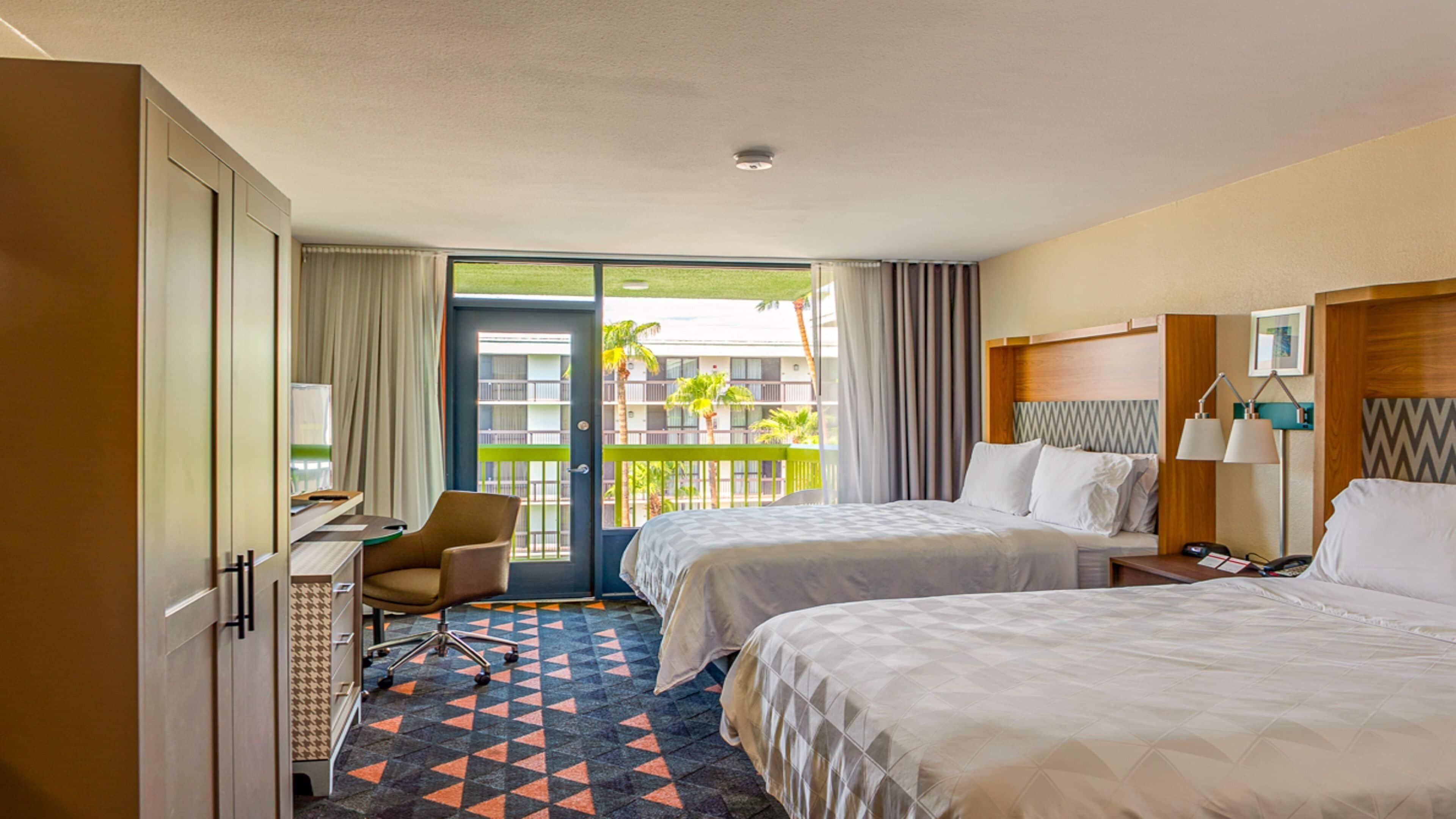 Premium Queen Room with Two Queen Beds and Balcony