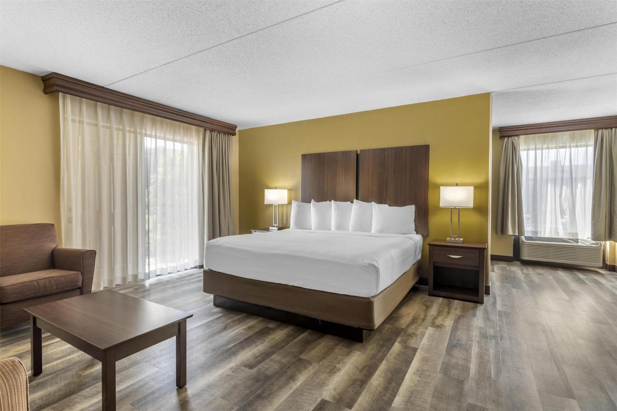 King Room with Indoor Pool Access and View/Non-Smoking