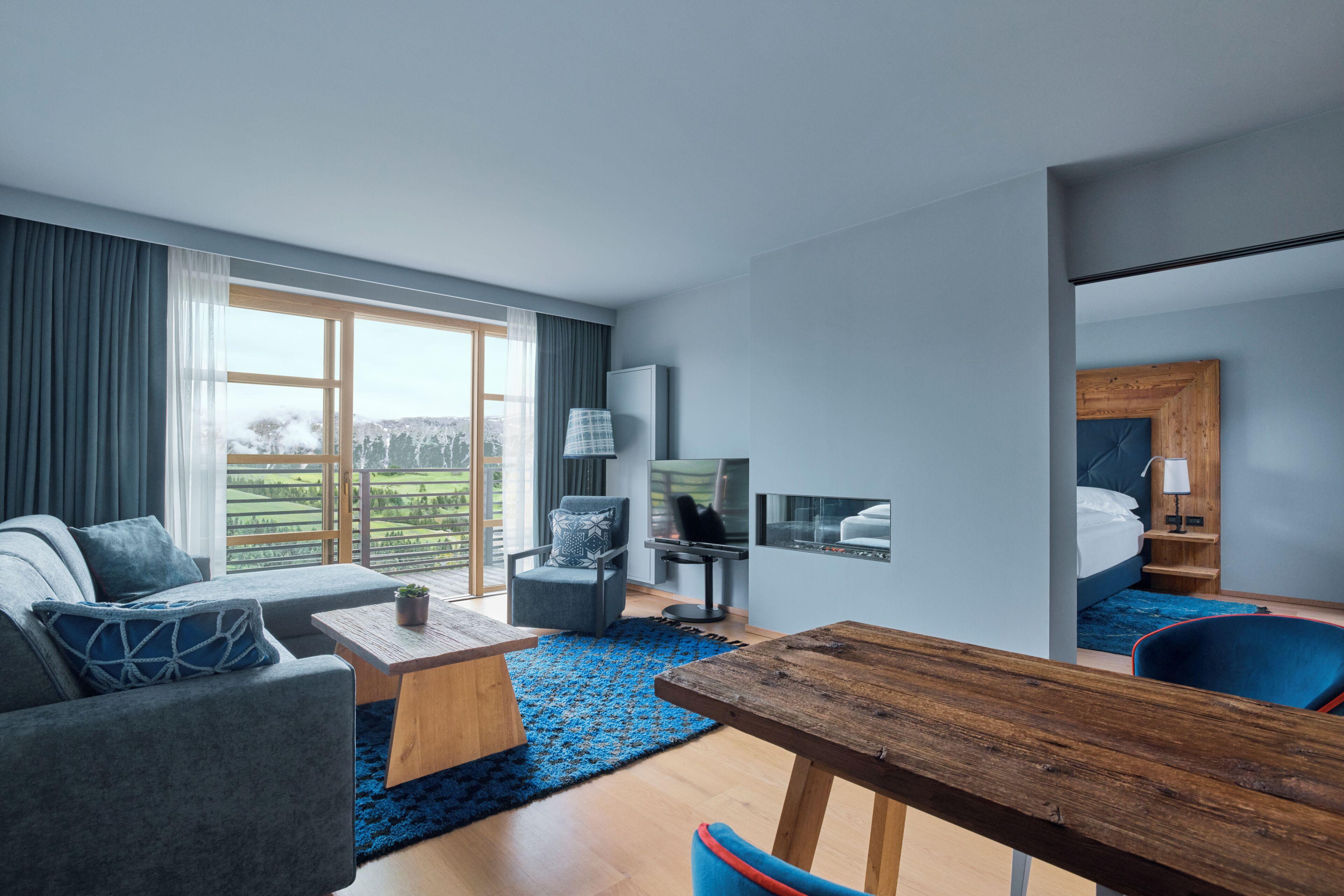 Suite mit Bergblick