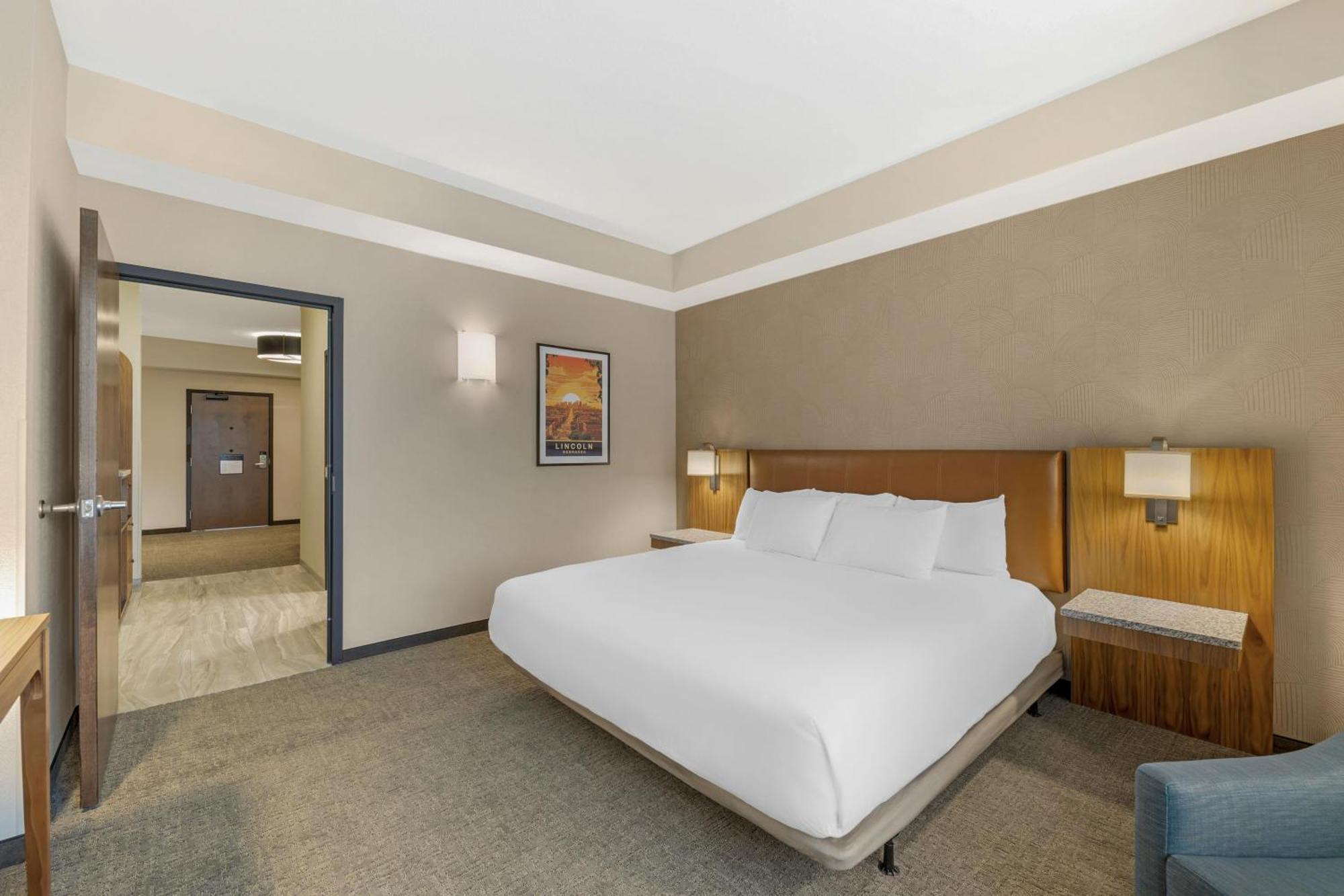 King Suite with Sofa Bed - Accessible, Roll-in Shower