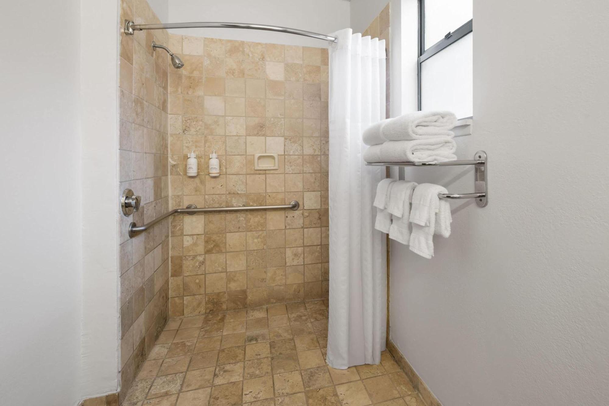 Suite with Two Queen Beds and Walk-in Shower with Grab Bars - Mobility and Hearing Accesssible/Non-Smoking