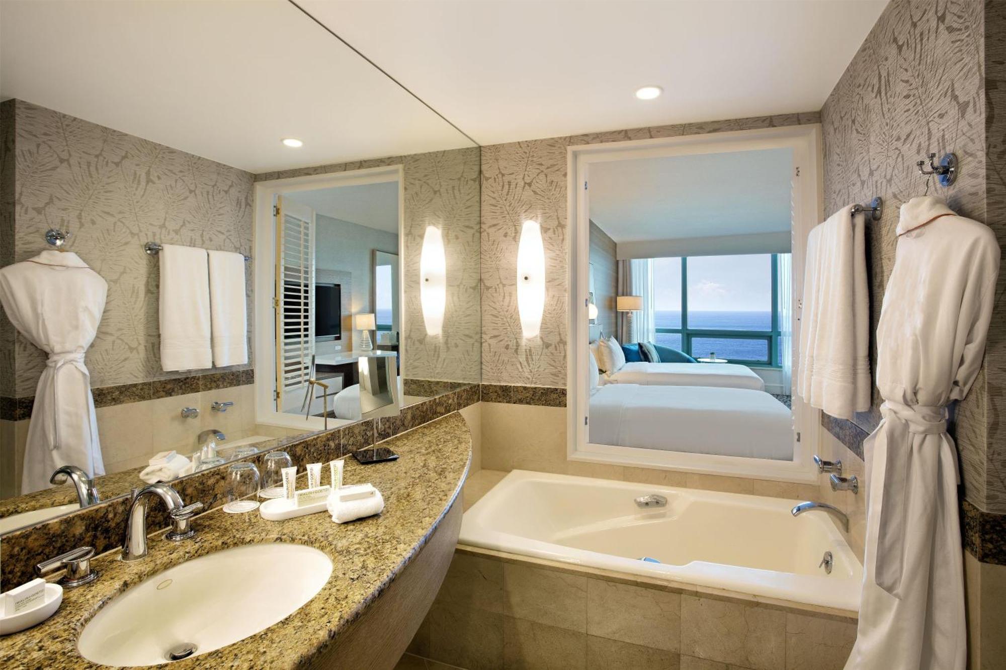 Double Room Two Double Beds Partial Ocean View