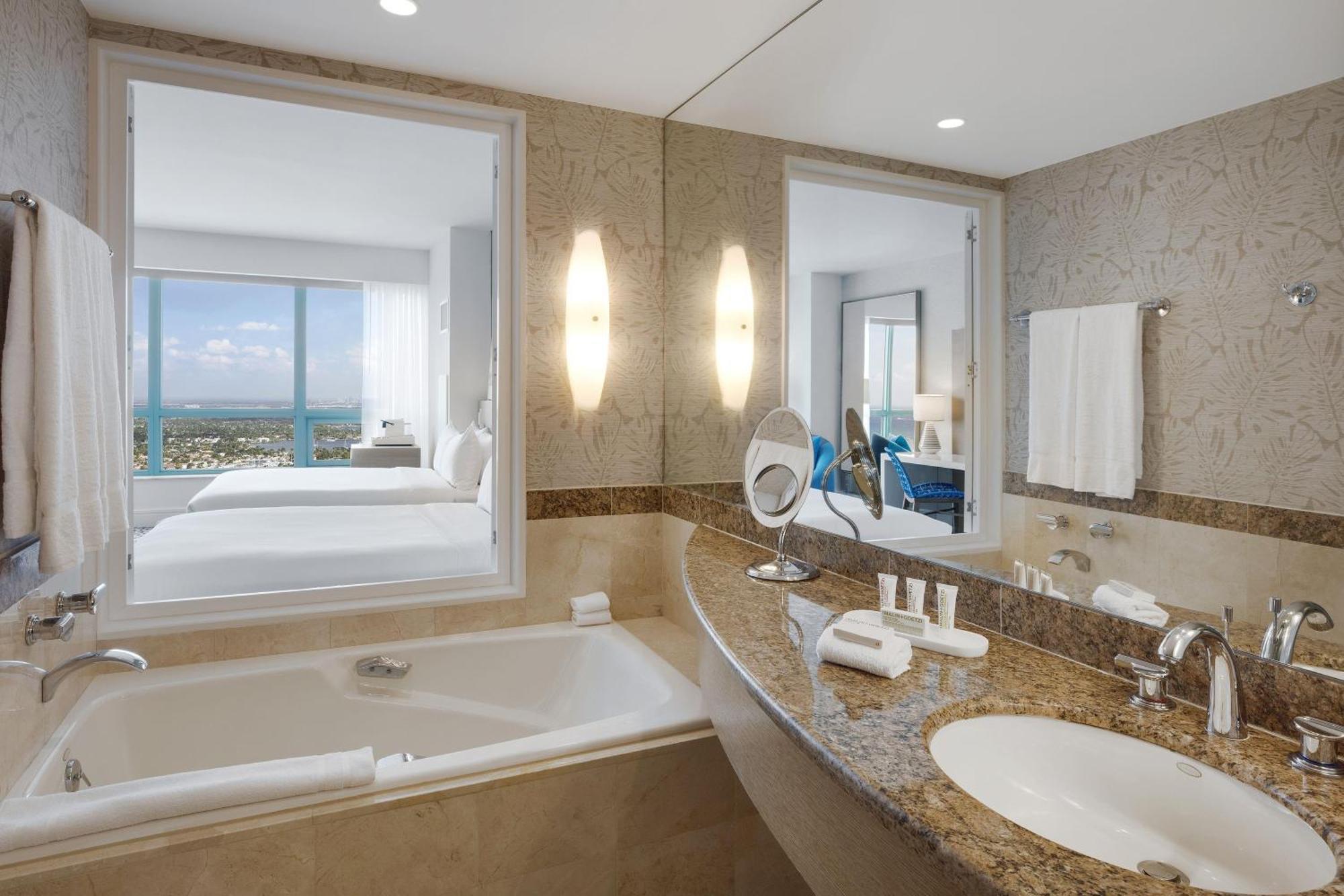 Double Room Two Double Beds Partial Ocean View