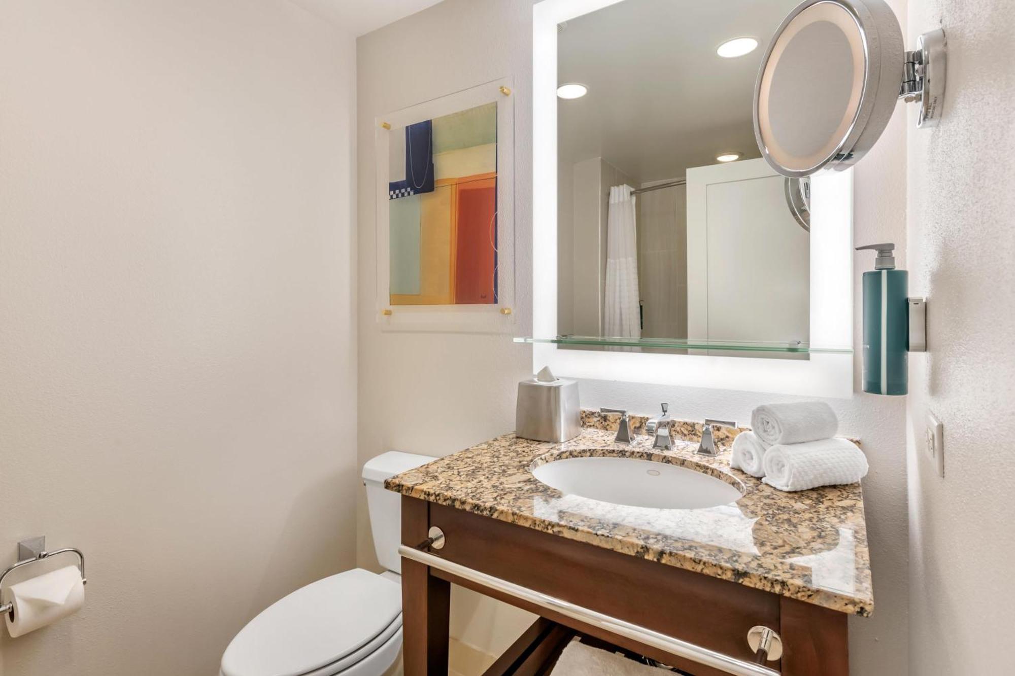 Estudio con 1 cama extragrande y zona de cocina