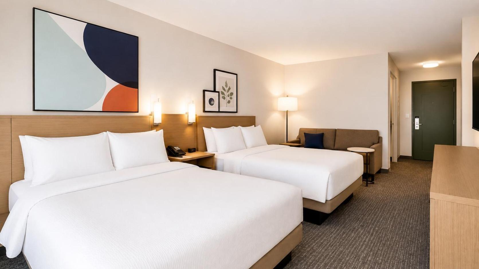 Queen Room with Two Queen Beds and Sofa Bed