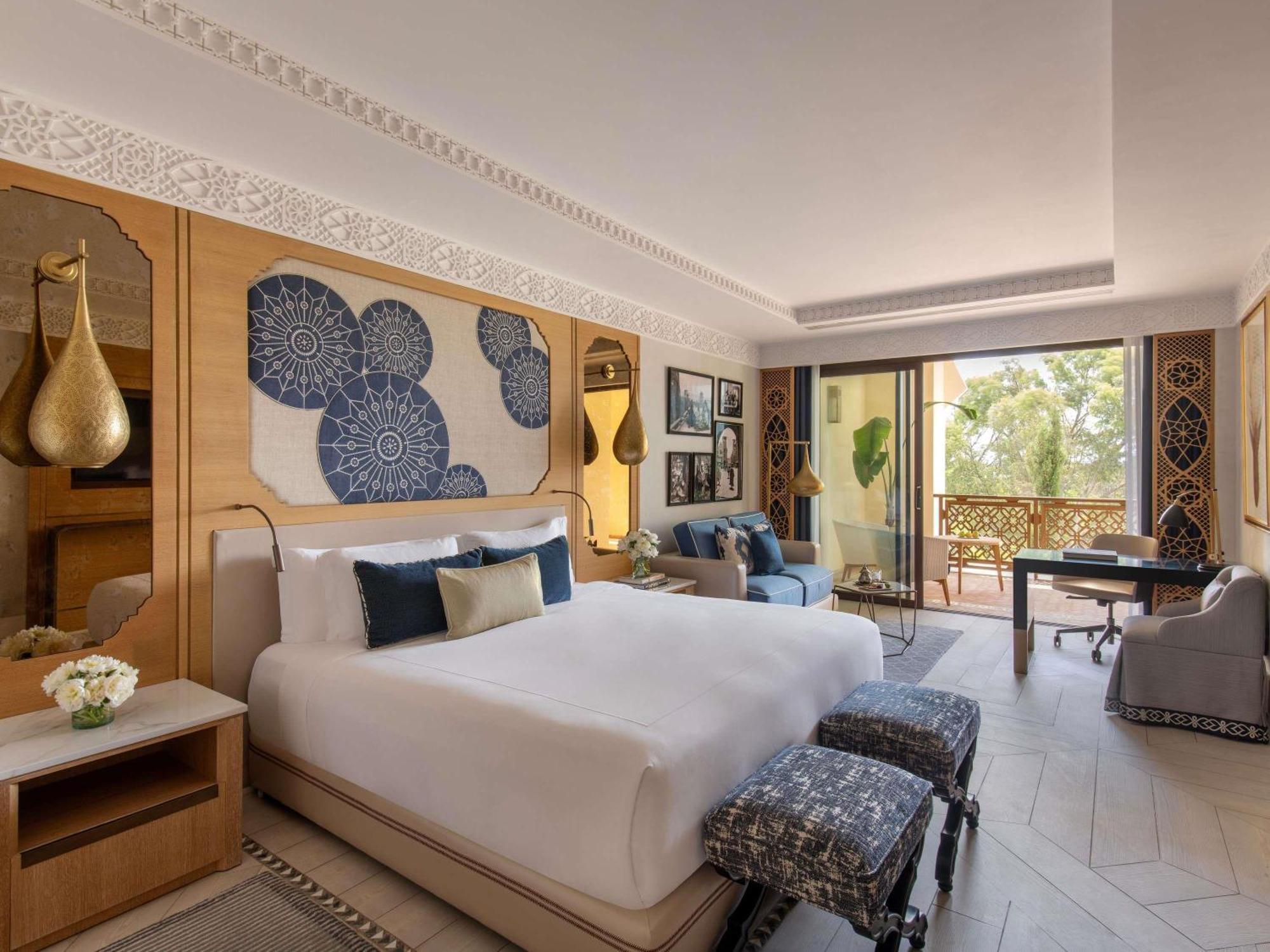 Two-Bedroom Apartment with One King Bed, Two Single Beds, Forest View and Terrace