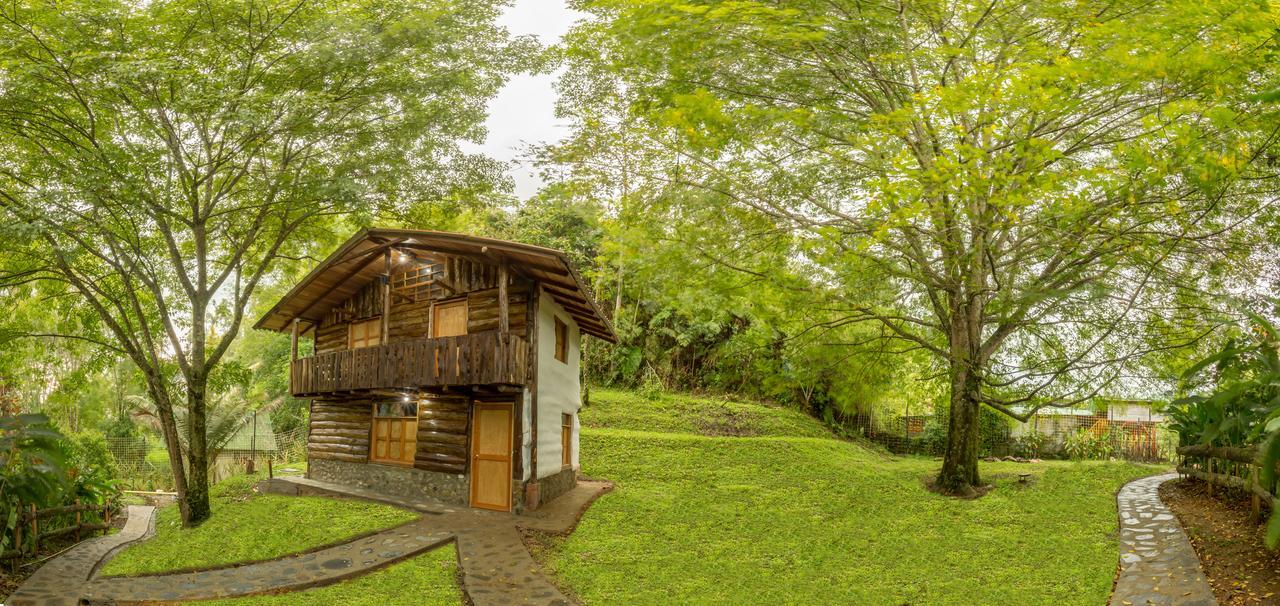 Cabaña con vistas al jardín