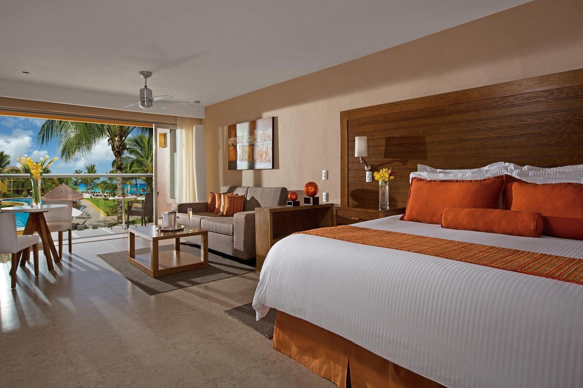 Suíte Júnior VIP Preferencial com Cama King-size e Vista do Oceano