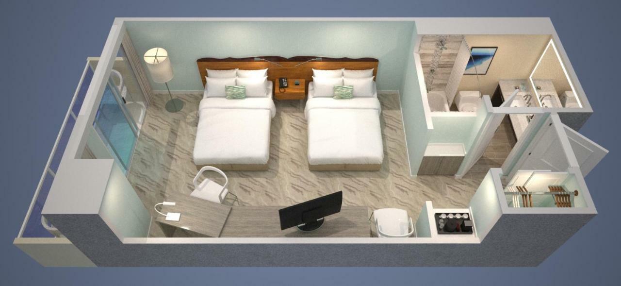 Zimmer mit Queensize-Bett