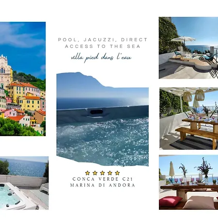 Conca Verde c21- BEACH FRONT little villas POOL, private JACUZZI sea view-2