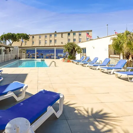 Amerique Hotel Palavas - Piscine - Plage-3