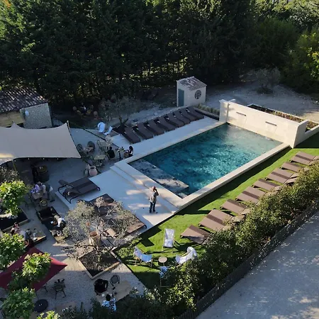 Domaine des Grès Luberon - Hôtel 4 étoiles - Restaurant Sous les Platanes - Restaurant 901 côté piscine-2