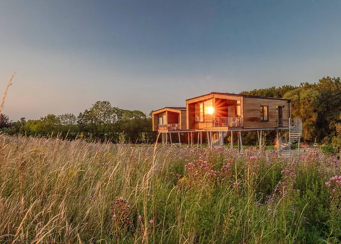 Ostsee Baumhaushotel in der Natur mit Sauna und Whirlpool